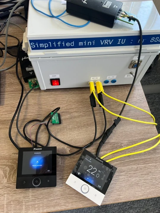Daikin development equipment and device interfaces from the BSW company presentation